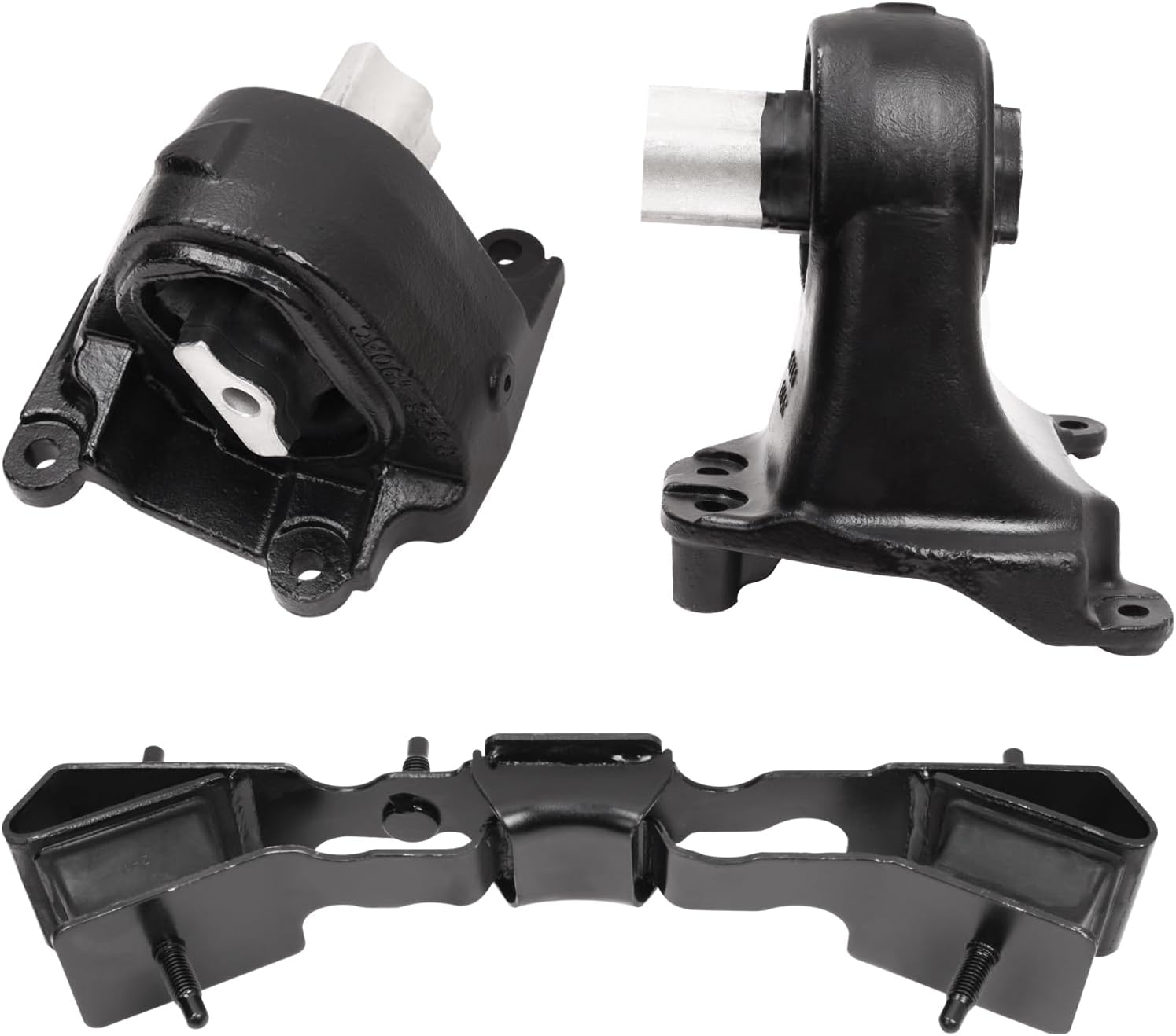 Engine Mount Compatible with 2012-2017 Wrangler 2018 Wrangler JK 3.6L V6 Replace for A5671 A5732 A5733 5147191AC 5147190AC 5147193AA （Set of 3）