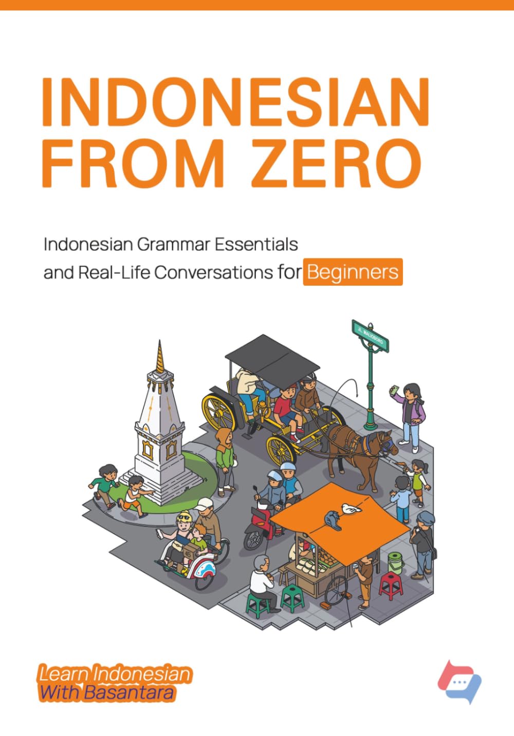 INDONESIAN FROM ZERO: Essential Grammar Foundations and Real-Life Conversations for Absolute Beginners