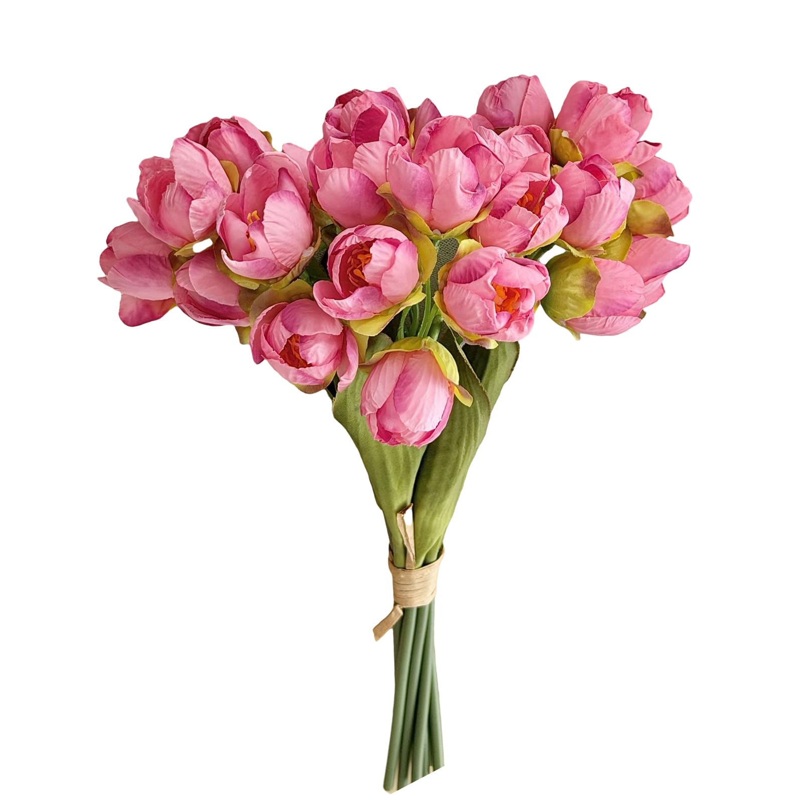 Qusinfc Realistic Artificial Flower 34Cm Tall Simulation Flower with Bendable Wire Stems for Wedding Party Centerpieces Home Deck