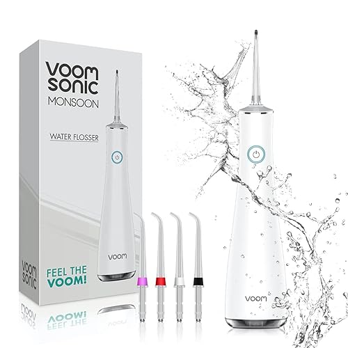 Miniatura 8 de Voom Sonic Monsoon Water Flosser Feel The Voom - Irrigador bucal portátil recargable impermeable IPX7 color negro