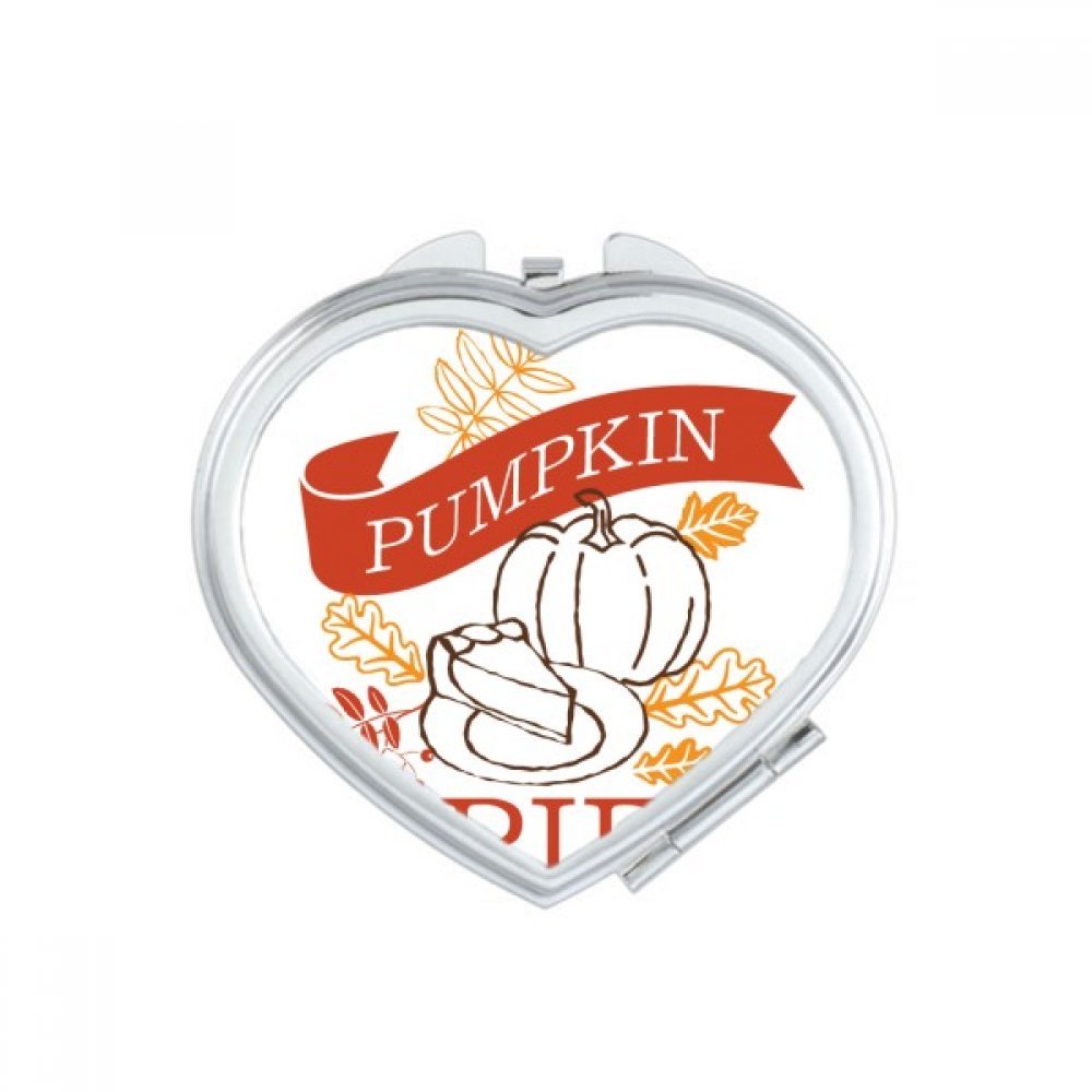Miroir de poche mignon motif cœur : idée cadeau Thanksgiving multicolor unique