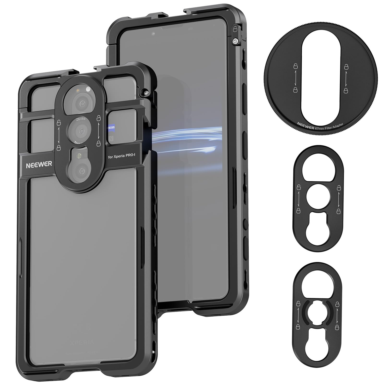 Amazon.co.jp: NEEWER スマホケージ コンパチブル Xperia PRO-I/Moment