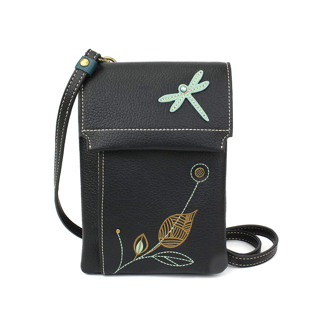 CHALA RFID Criss Crossbody Cell Phone Purse - Women Faux Leather Xbody Handbag with Adjustable Strap RFID Faux