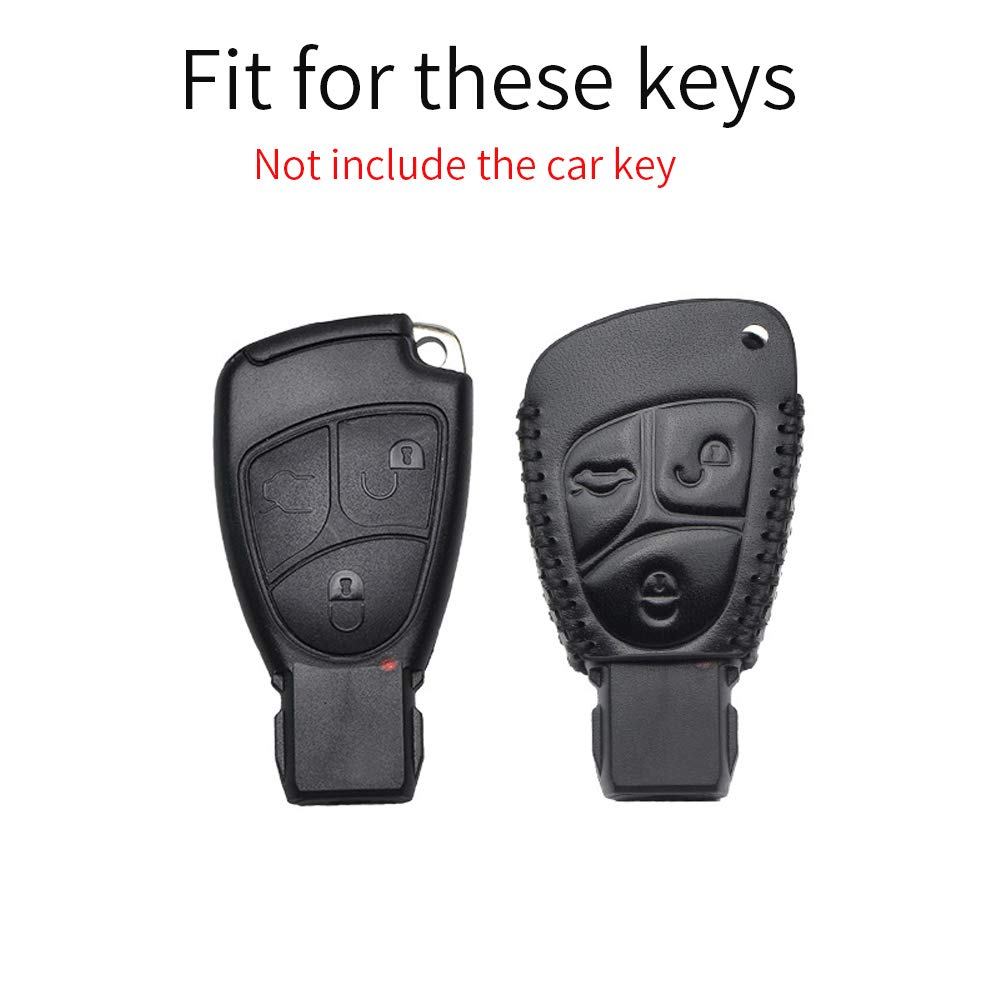 ontto Key Fob Cover Fit for Mercedes-Benz A Class B C E S G M V Class CLA