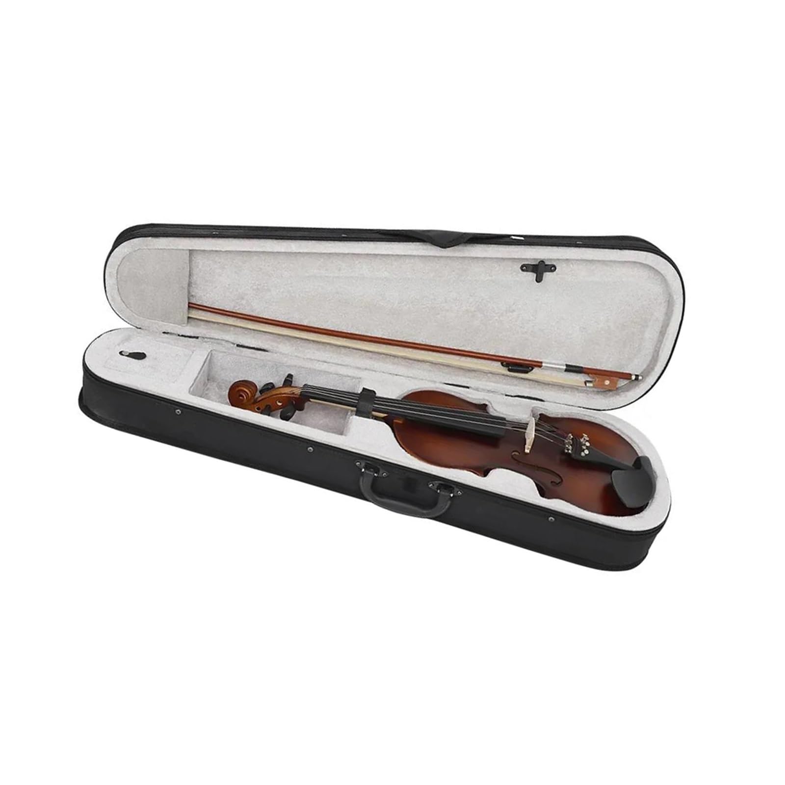 Violino Violino Acustico In Legno Massello 4/4 | Finitura naturale opaca vintage(2)