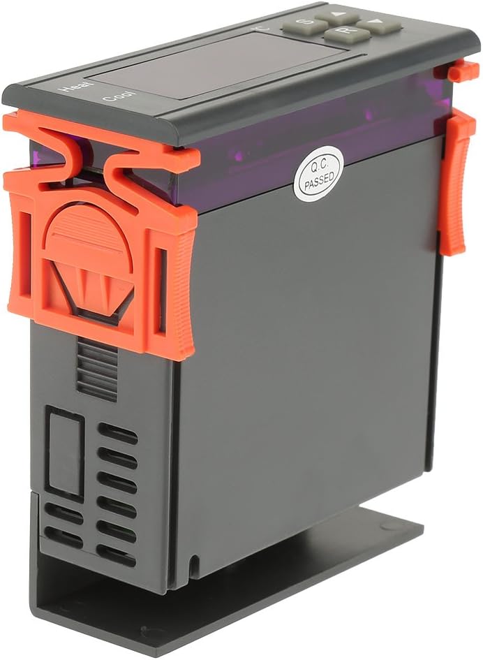 Digital Temperature Controller for Refrigeration and Heating Control, Wide Measuring Range -40~120°C, LED Display, Adjustable Return Difference, Delay Start Function, Compatible with MH1210A (DC12V) Digital Temperature Controller for Refrigeration and Heating Control, Wide Measuring Range -40~120°C, LED Display, Adjustable Return Difference, Delay Start Function, Compatible with MH1210A (DC12V)