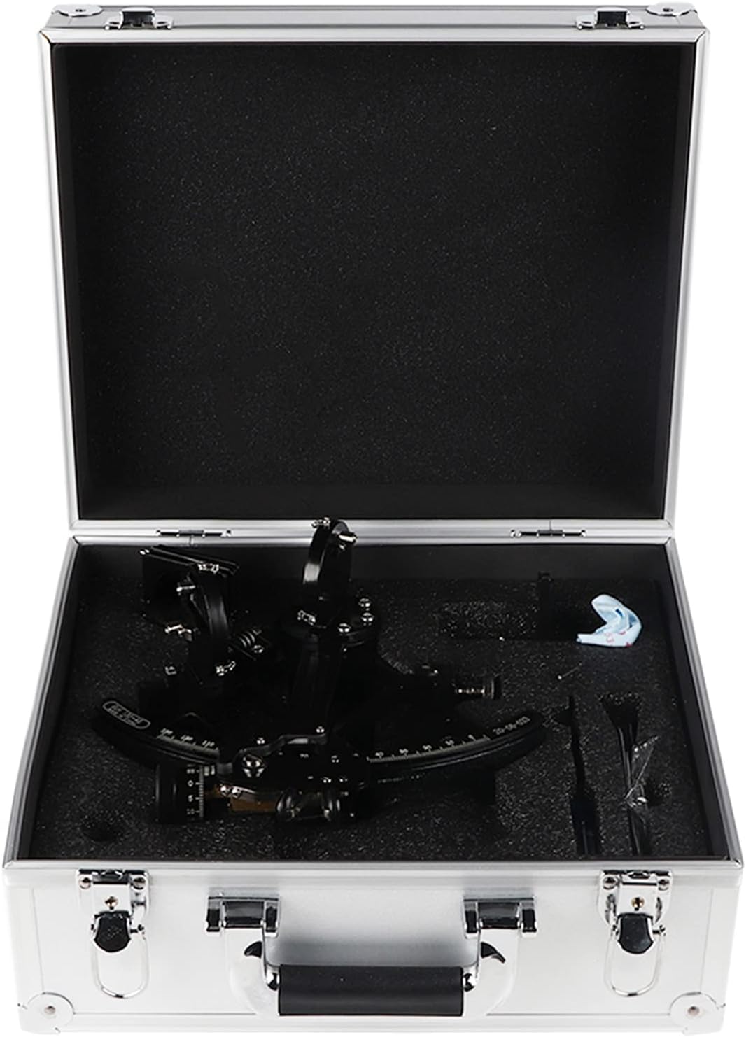 TEmkin Marine Sextant, Professional Manufacturing Precision Measuring Angle Navigating Sailor Ship Instrument Navigation Tool for Navigation, Sailing, Tourism
