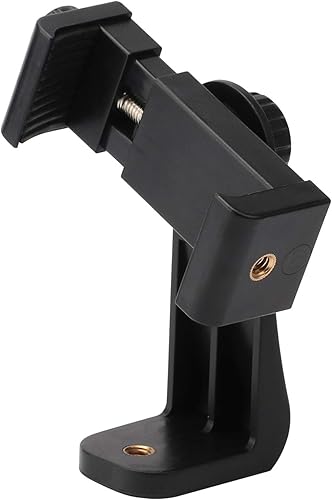 Miniatura 2 de Adaptador universal para teléfono celular para trípodes o soportes con tornillo de montaje estándar de 14 pulgadas, puede girar vertical y