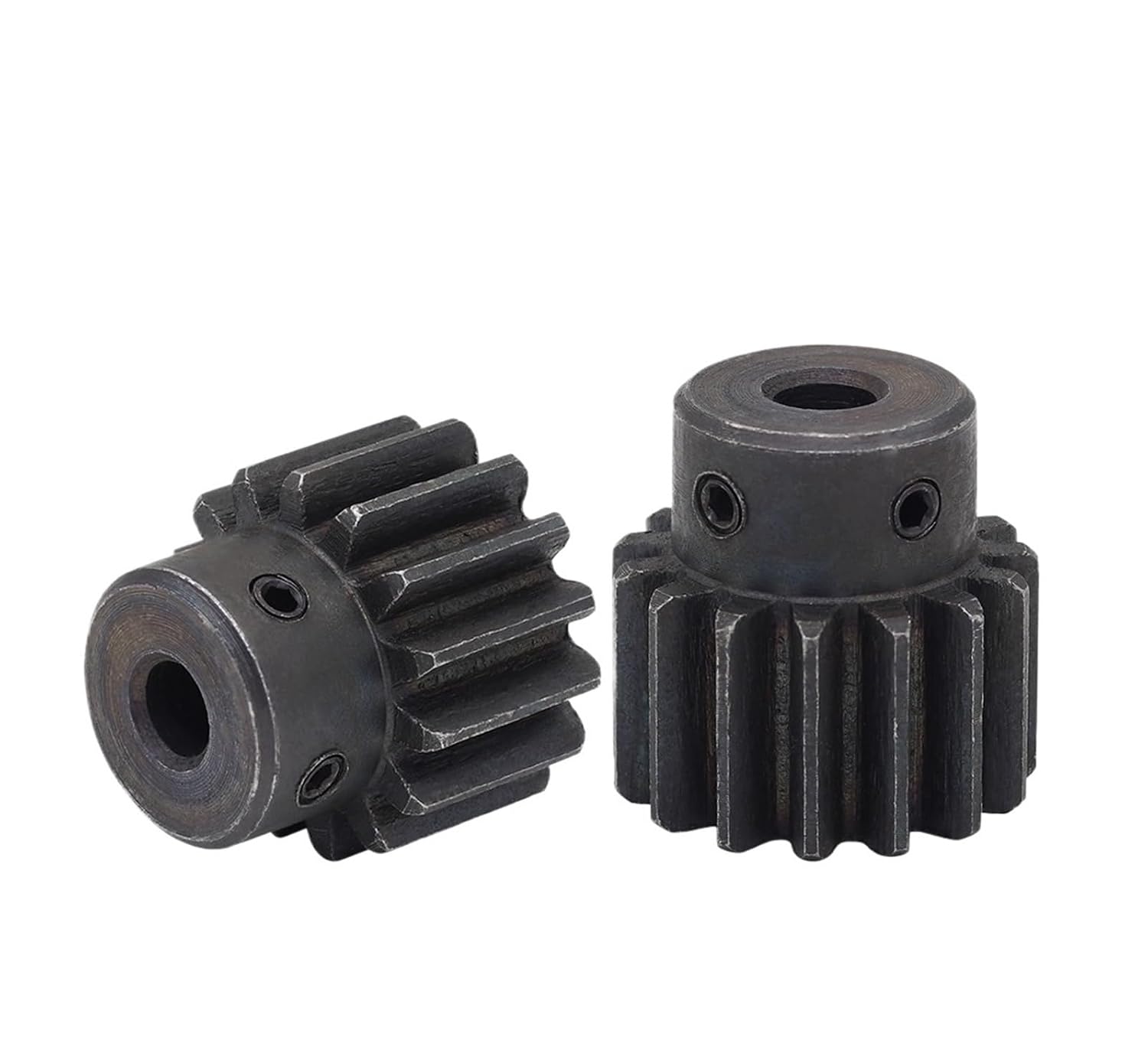 Bevel Gear Pinion Hardware Mechanical 1pcs 1.5M15T Spur Gear Bore 5/6/6.35/8/10/12mm Pinion Gear Low Carbon Steel Gear Wheel for Motor(5mm)