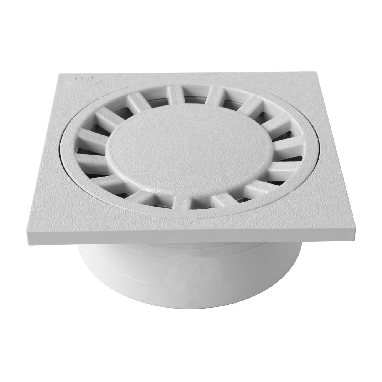 Fermetures en PVC Gris pour aération de façade extérieure 150 mm