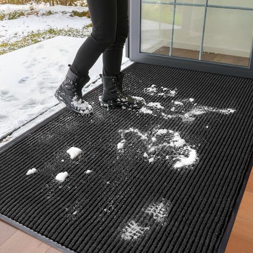 MaxMat® Extra Large Commercial Floor Mat, 3 x 5 Feet Heavy Duty, Waterproof, Low-Profile, Easy to Clean, Rubber Entry Mat (RIB0035BL, Black) by MaxMat - Image 8