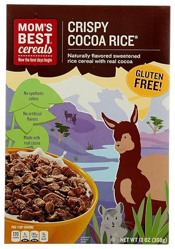 Mom's Best Cereals Crispy Cocoa Rice Cereal 13 oz (Pack