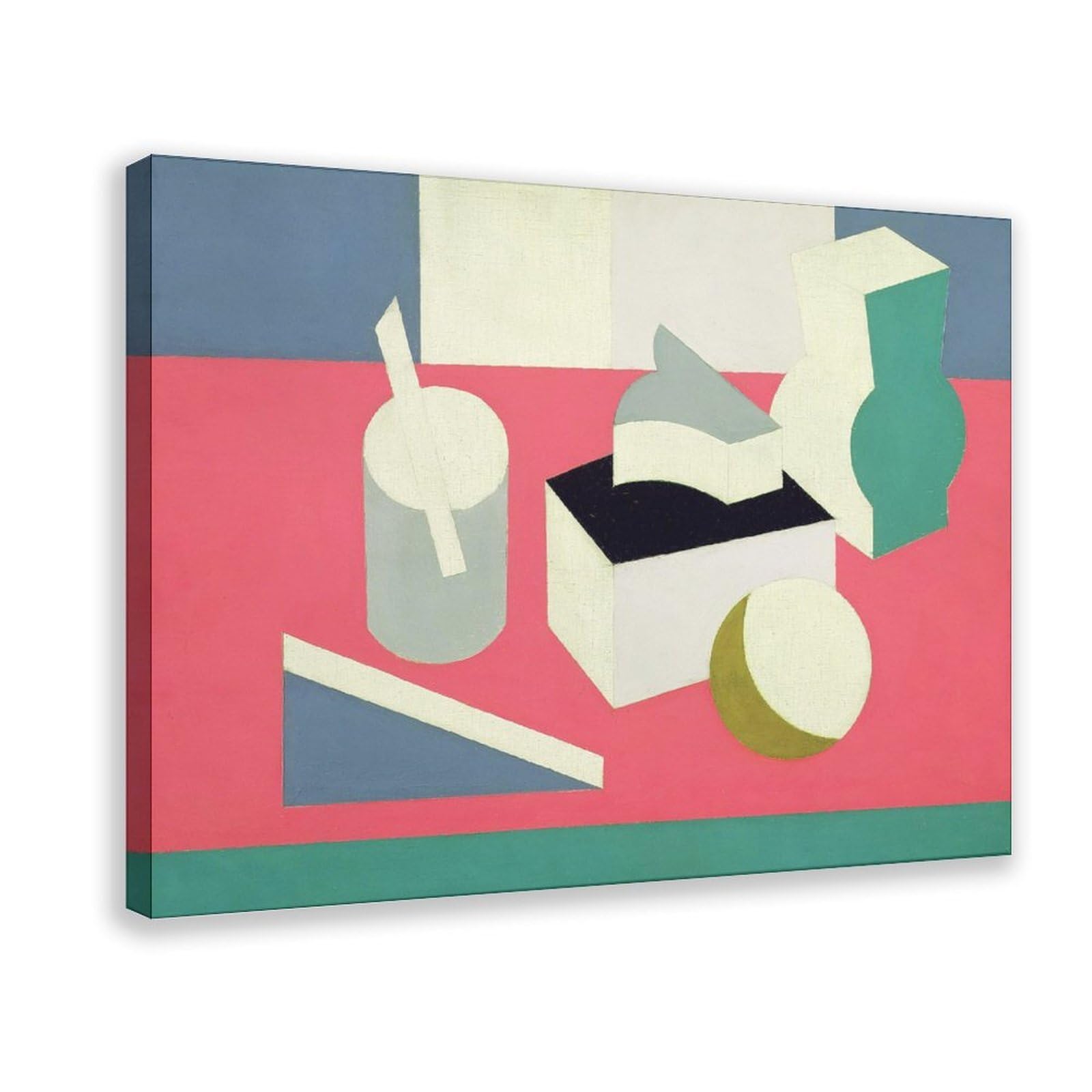 DFJyjFGJJ Patrick Henry Bruce,Still Life, By Patrick Henry Bruce,Wall Art Abstract Canvas Poster Bedroom Sports Landscape Office Room Decor Gift 16" L X 24" W