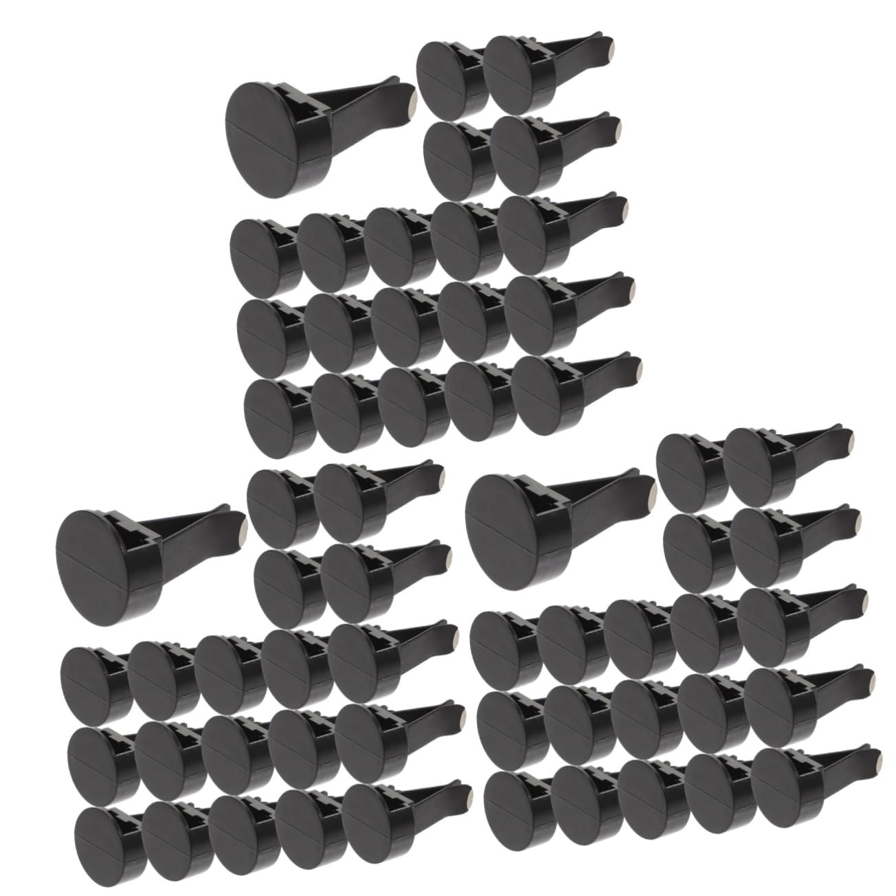 GLEAVI 180pezzi Clip Per Ventilazione Auto Per Fissaggio Accessori e Profumatori Elegante e Compatto Per Interni Auto Installazione Facile Su Diverse Bocchette Aria