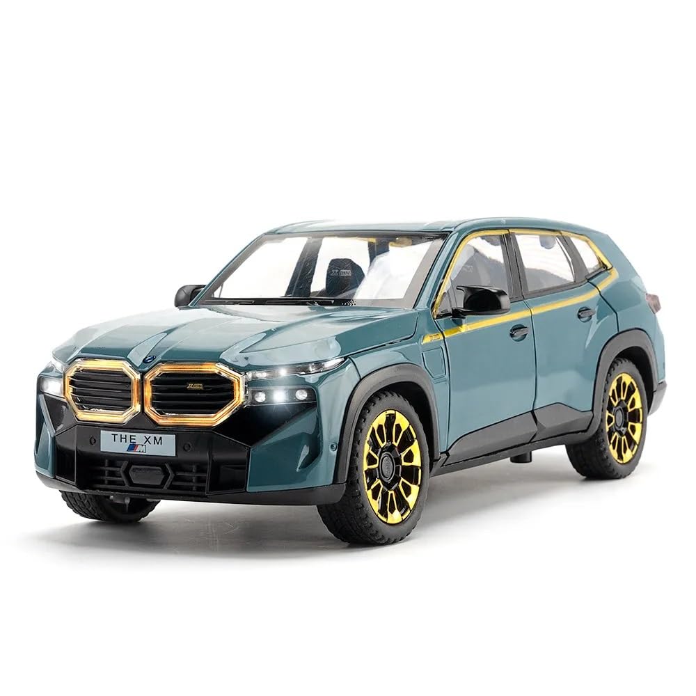 MTG Metro Toys & Gift BMW XM 1:24 Scale Die-cast Model Metal Pull Back Toy car for Kids with Openable Doors & Light, Music Toy Vehicle for KidsColors as Per Stock
