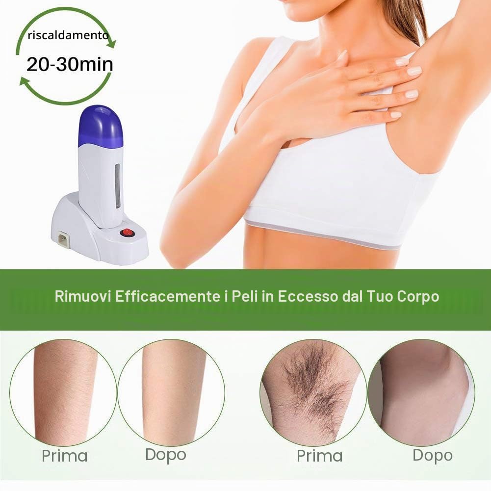 Scaldacera per cartucce di cera professionale, scalda cera, scalda cera, scalda cera, scalda cera elettrica, scalda cera, doppia cartuccia