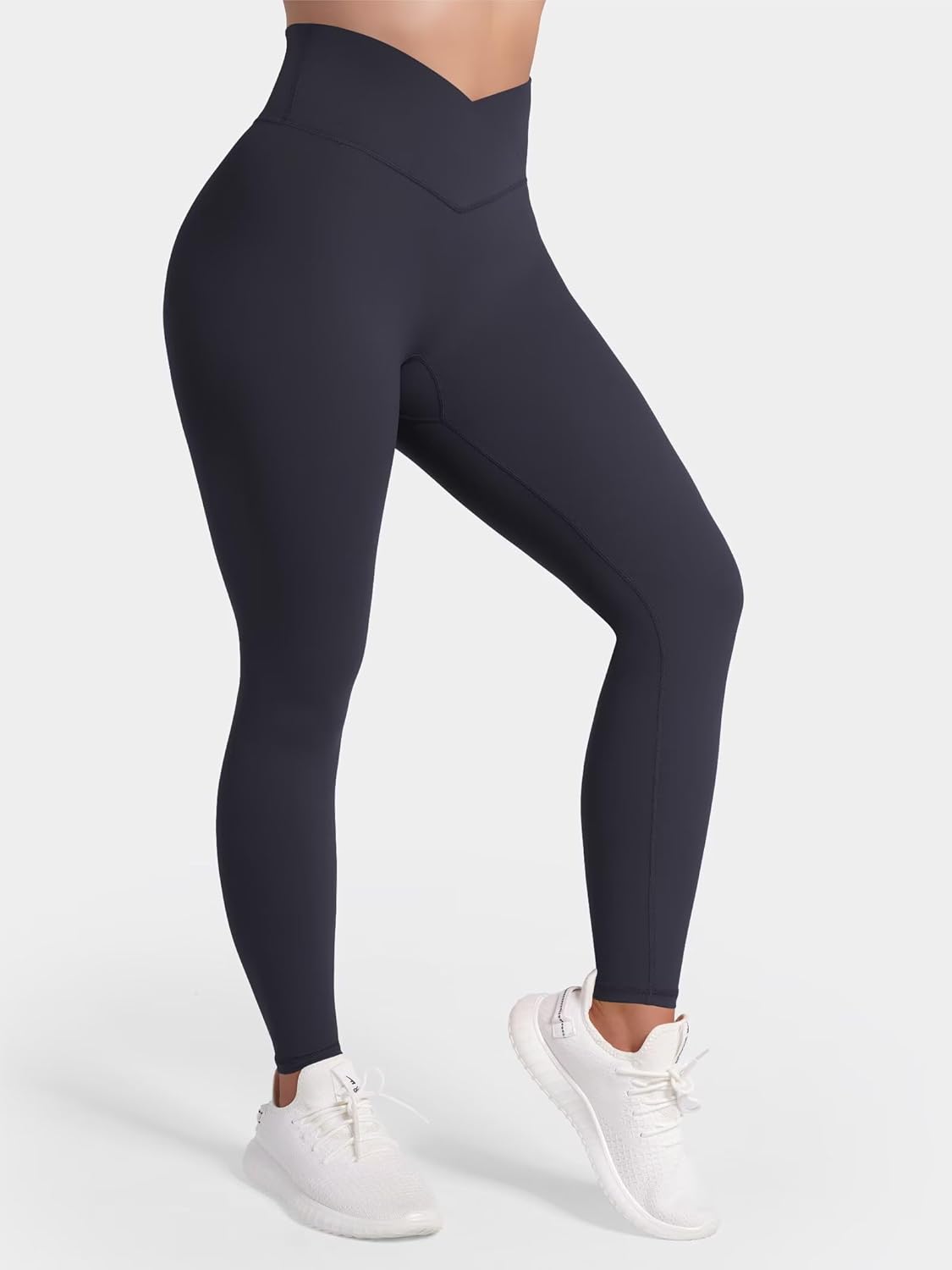 Sunzel Sunlissia Hidden Butt Lifting Scrunch Workout Leggings for Women Crossover High Waist Yoga Pants with Tummy Control - Image 4