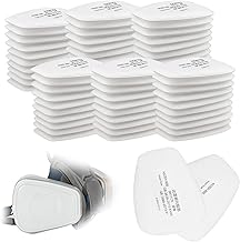 60 Pezzi 5N11 Filtro in Cotone, usato per 3M Replacement filtri, usato per 3M Filtri per 6000/6200/7502/6800/7501/FF402, per Verniciatura a Spruzzo
