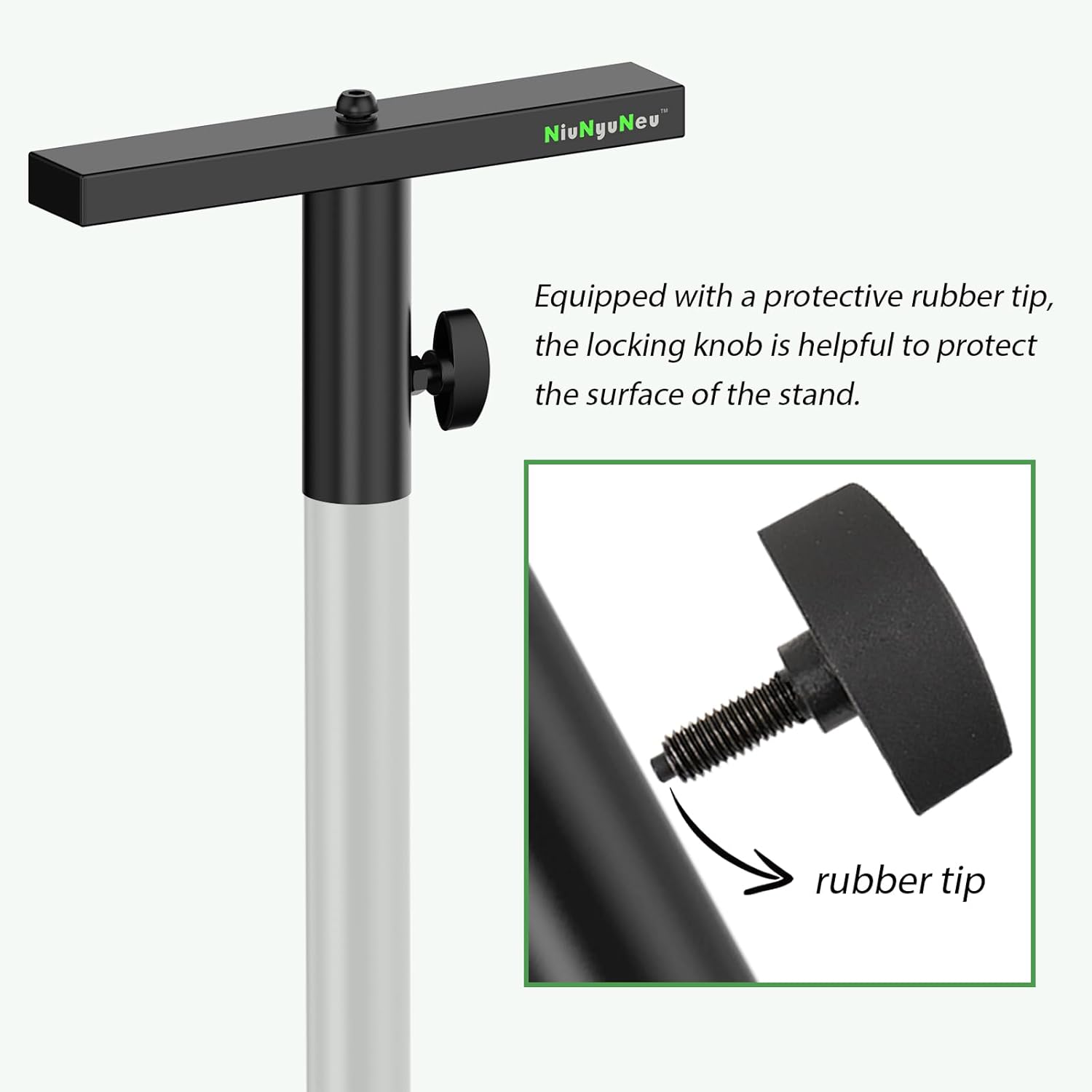 T-Bar Lighting Extension DJ Lighting Stand Cross Bar Single Light for Speaker Stand Tripod Mount