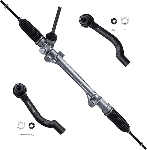 Detroit Axle - Kit de piñón y cremallera para Nissan Rogue 2008-2013, Rogue Select 2014-2015, cremallera y piñón electrónicos completos, reemplazo
