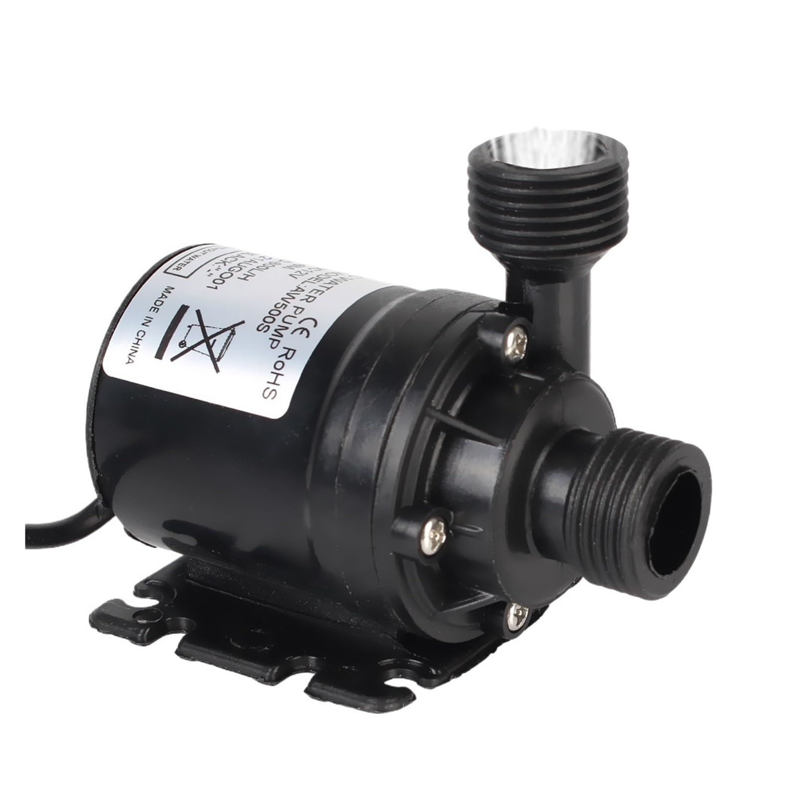 Pompe à eau submersible 24V DC de 800L/H avec connecteur pour fontaine