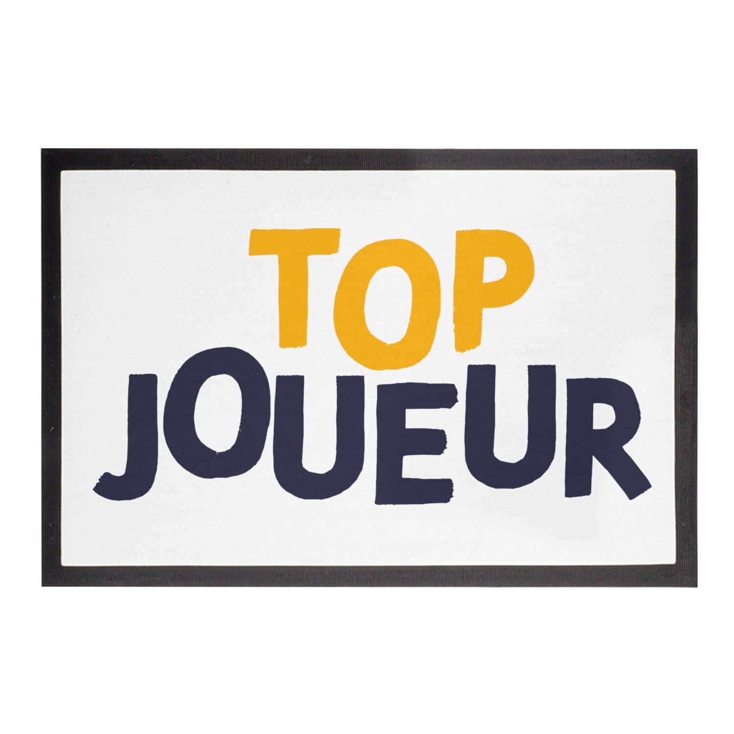 Paillasson Blanc Top Joueur Homme Idéal pour l'Apéro d'Après Match