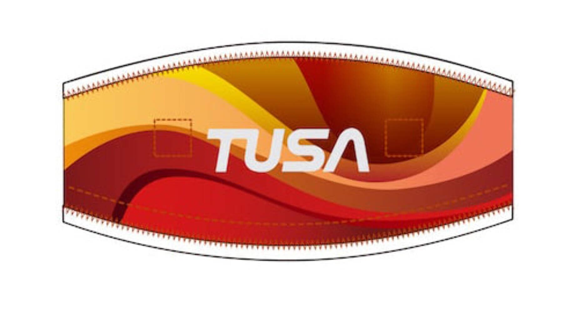 TUSA TA5008 Mask Strap Cover Orange