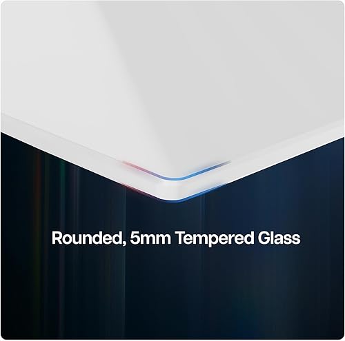 Miniatura 7 de VIVO Estante flotante de vidrio templado para montaje en pared para reproductor de DVD, audio, sistema de juegos, dispositivos de transmisión,