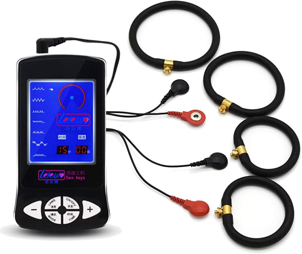E Stim Electro Silicone Conductive Loops Electro Pe-n-s Machine