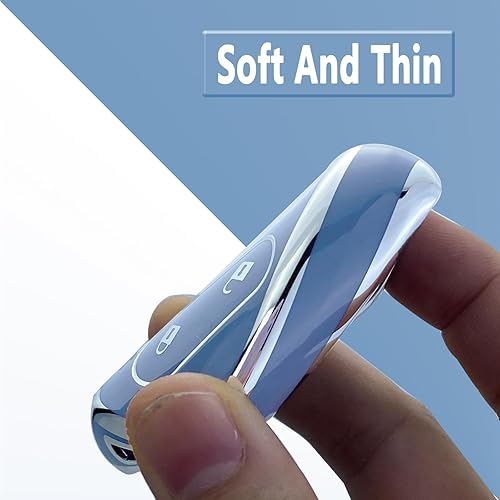 Miniatura 5 de Funda para llavero compatible con Honda Accord Civic Cr-V Cr-Z Fit Odyssey Crosstour Accesorios (azul)