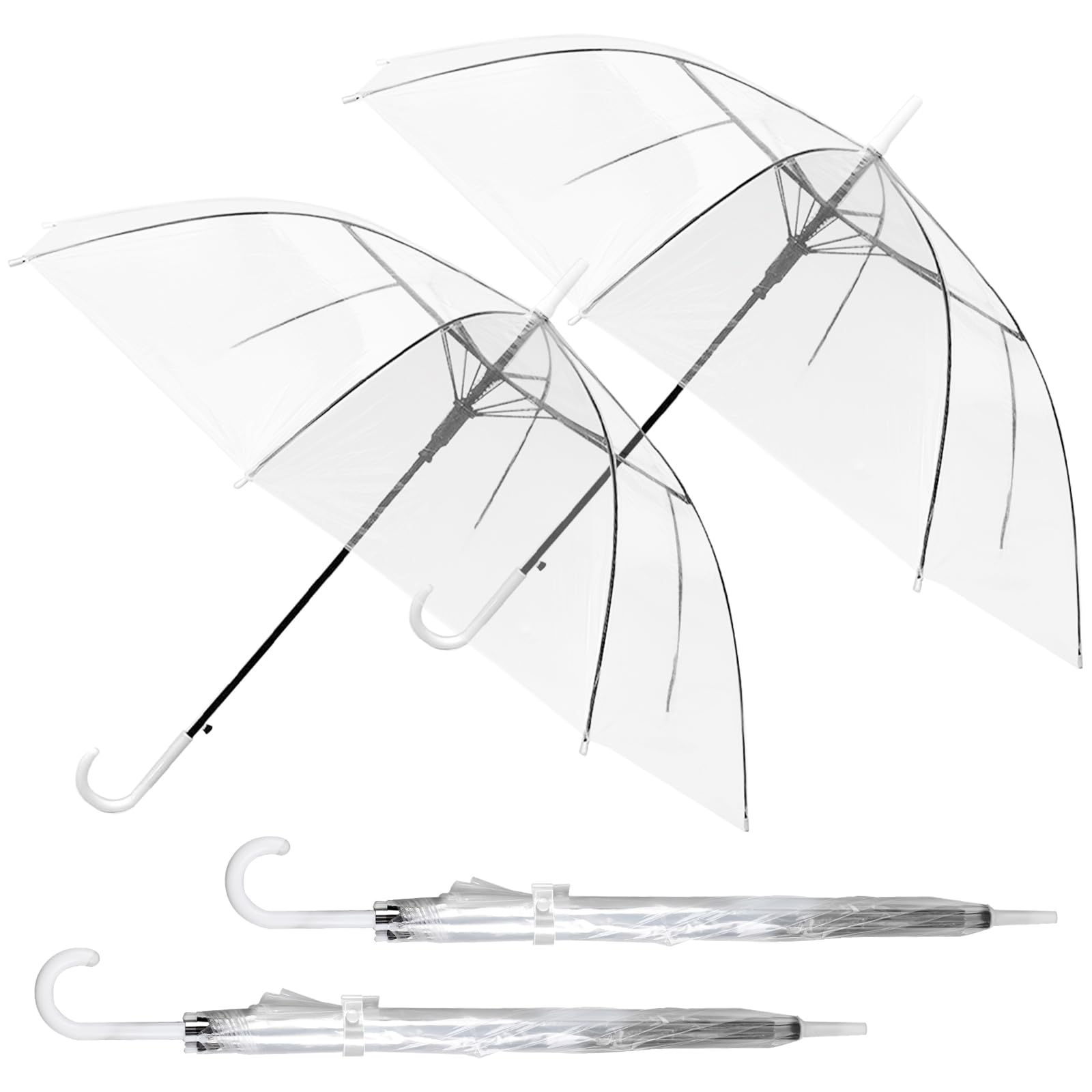 SWAWIS Parasol przezroczysty