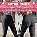 A AGROSTE Women's High Waist Yoga Pants Tummy Control Workout Ruched Butt Lifting Stretchy Leggings Textured Booty Tights A-Black