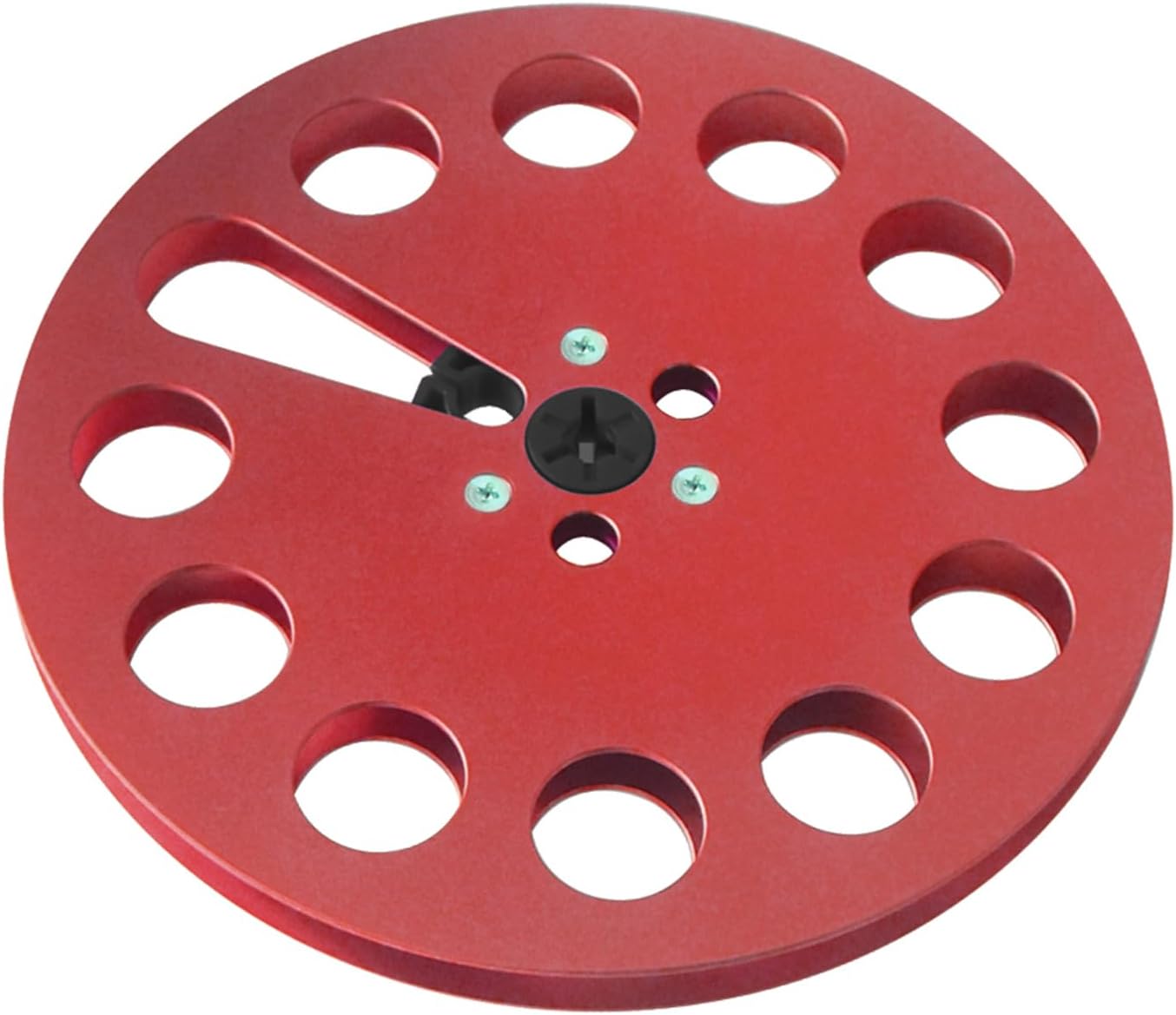 Aluminum 7Inch Reel to Reel Tape Empty Tape Reel with 11 Holes Enhances Analog Sound
