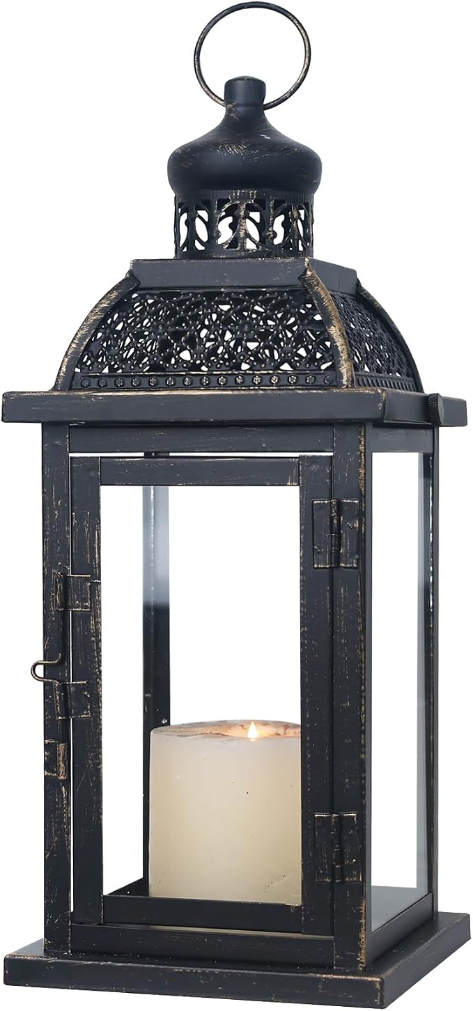 Black Metal Lantern