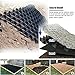Shed Base Plastic Grid,Foldable Honeycomb Gravel Grids for Garden & Driveway 2-Inch Retaining Wall System 6x10M (19.7x32.8FT) Ground Kit Prevent Landslides & Erosion(3x3M/9.8x9.8FT)
