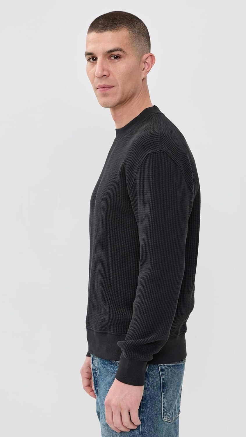 Madewell Men's Waffle-Knit Sweatshirt - Image 5