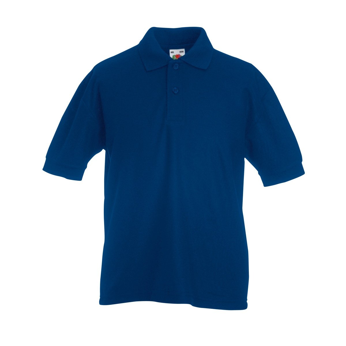 Fruit Of The Loom (12-13, Navy) Childrens/Kids Pique Short-Sleeved Polo Shirt