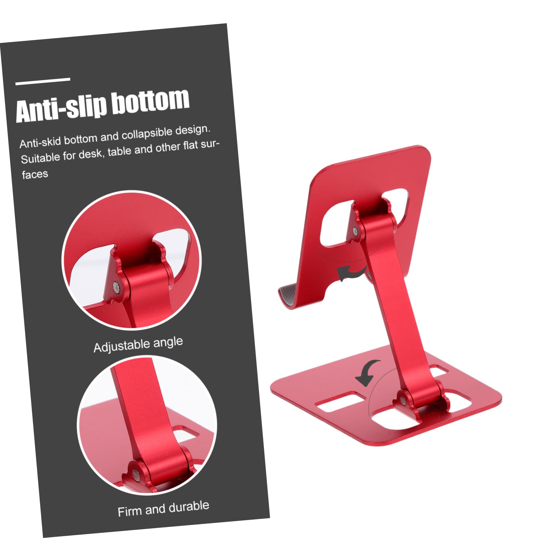 Gatuida 3pezzi Supporto Per Smartphone e Tablet Supporto Da Scrivania Per Ufficio e Viaggi Design Creativo e Pratico Compatibile Con Tutti Modelli Di Telefono e Tablet