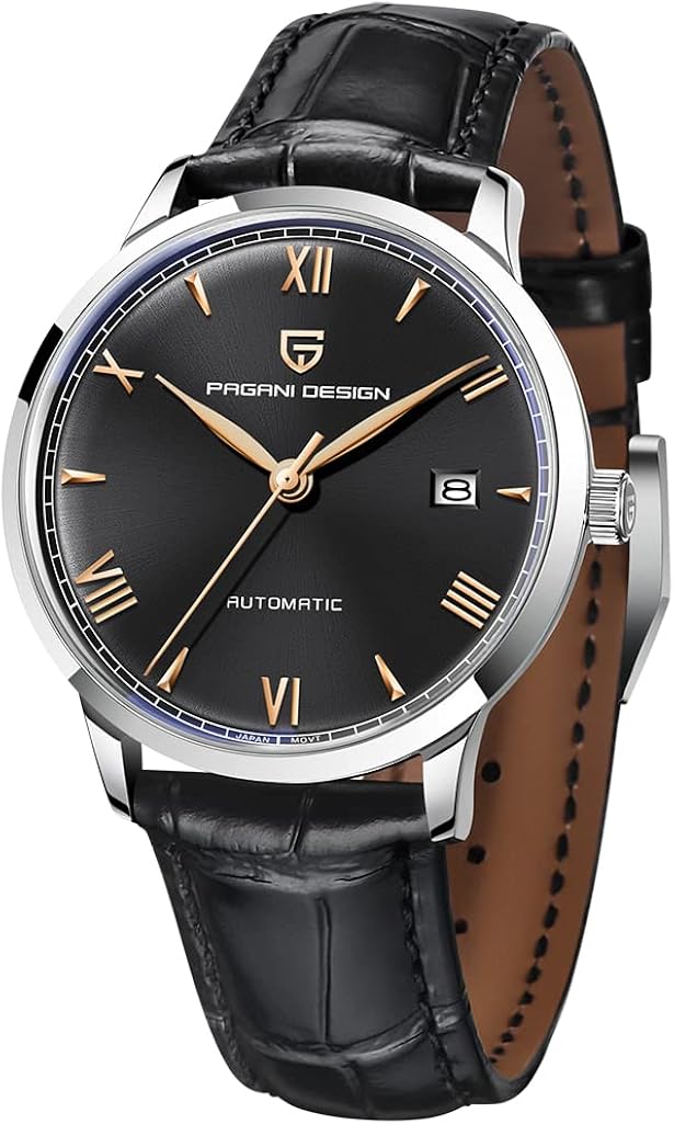 Pagani Design 1759 Orologi Automatici Da Uomo Moda Vestito Automatico Orologio A Carica Automatica Cinturino In Pelle 100M Impermeabile Stile Casual Pagani Design 1759 Orologi Automatici Da Uomo Moda Vestito Automatico Orologio A Carica Automatica Cinturino In Pelle 100M Impermeabile Stile Casual