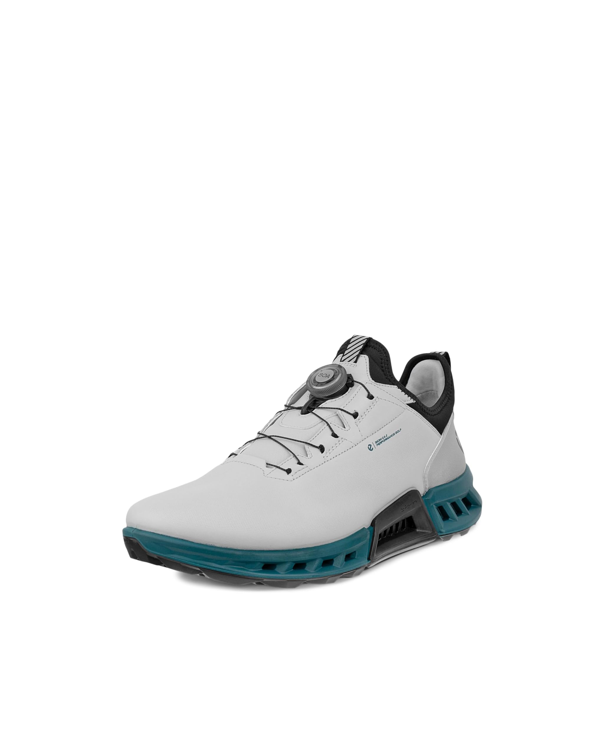 ECCO Hommes Biom C4 Boa Chaussures de Golf sans Pointes en Cuir imperméable