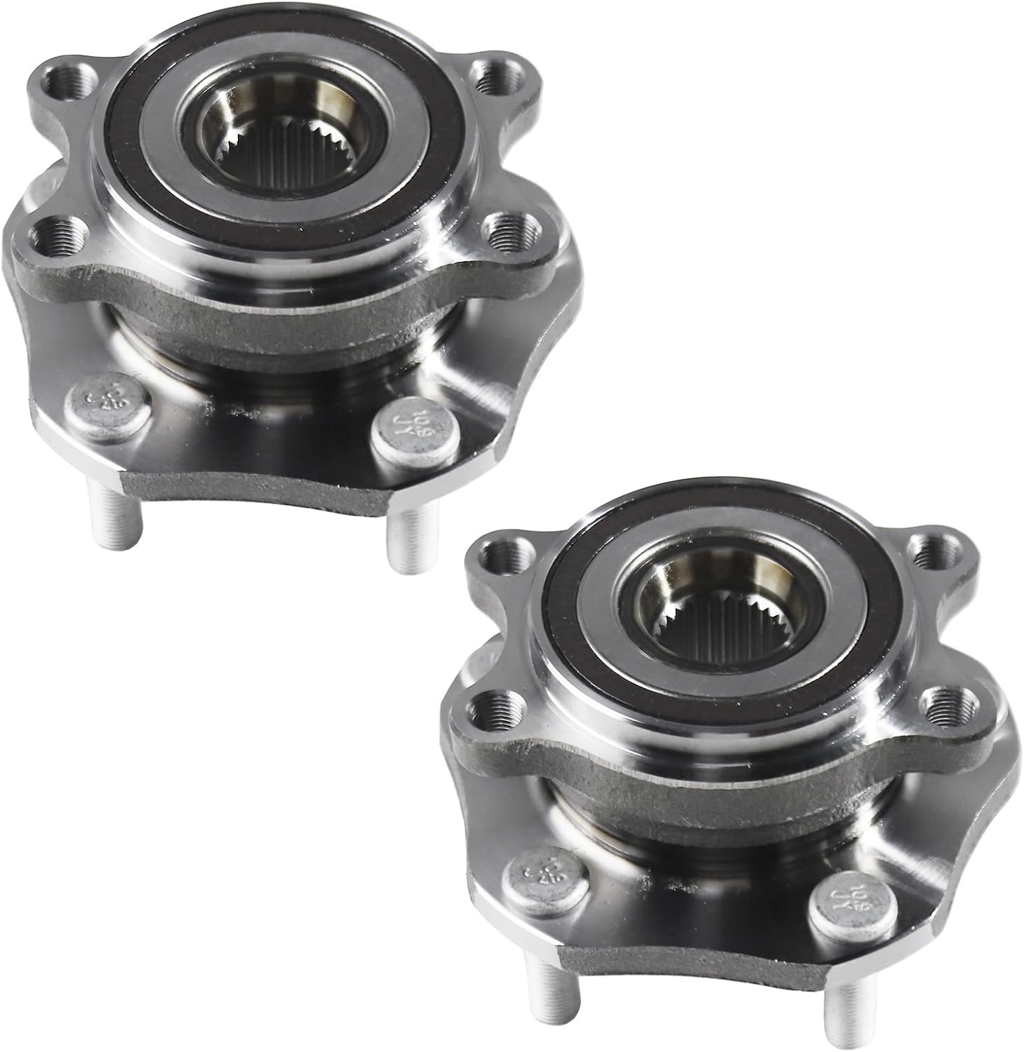 513357 Front Wheel Bearing and Hub Assembly Compatible with Nissan Rogue 2014-2023, for Rogue Sport 2017-2022, for Qashqai 2017-2018, 2PCS