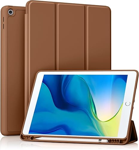 Miniatura 39 de Akkerds - Funda para iPad 10.2 2020, iPad 8ª generación/2019, iPad 7ª generación, con soporte para lápiz. Funda protectora premium con parte trasera