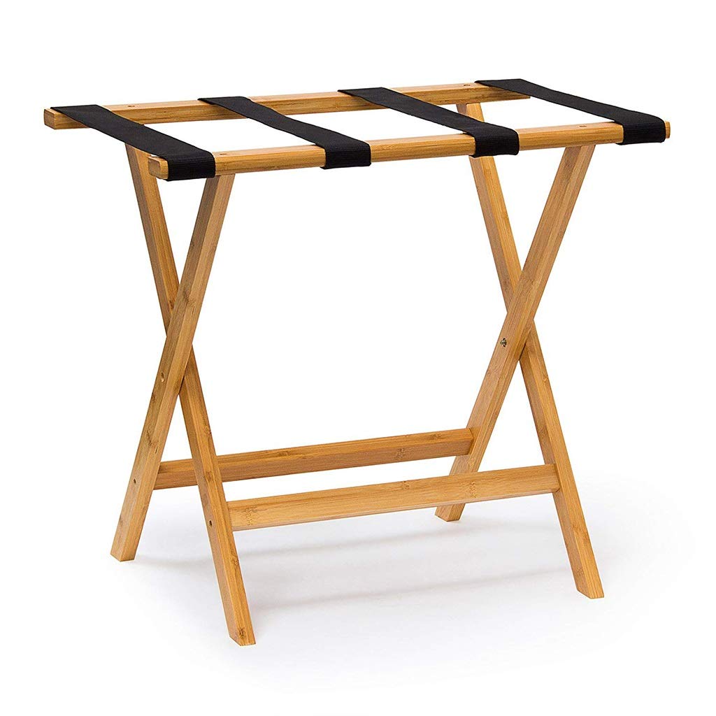 Buy Luggage rack, hotel room without backrest foldable solid wood