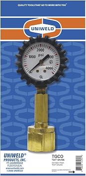Oxygen Tank Contents Test Gauge