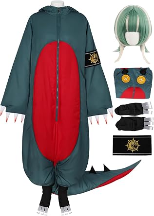 Guita Gachiakuta Cosplay Costume Wig Set Guita Cosplay Gachiakuta Merch Halloween Costumes