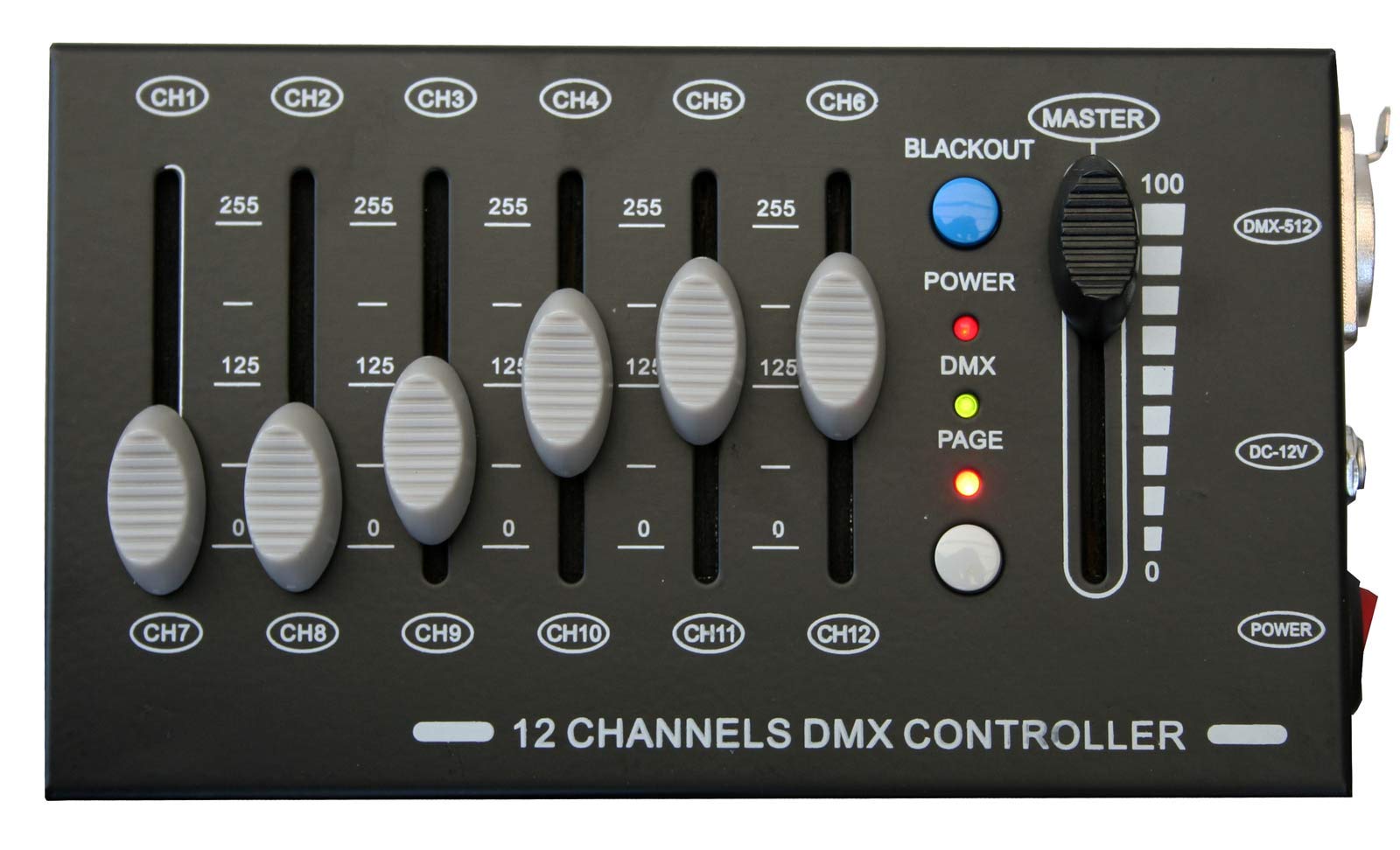 E-Lektron C-12 mni DMX Controller 12-Kanal Licht Steuerpult Lichtsteuerung