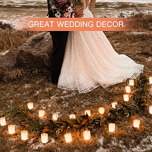 Agh Sublimation Glass Tealight Candle Holder Set Of 12-10 Oz 2 In 1 Sublimation Glass Jar With Bamboo Lid - Frosted Tea Light Candle Holder For Wedding Party Decorations, Home Table Decor #TOP5