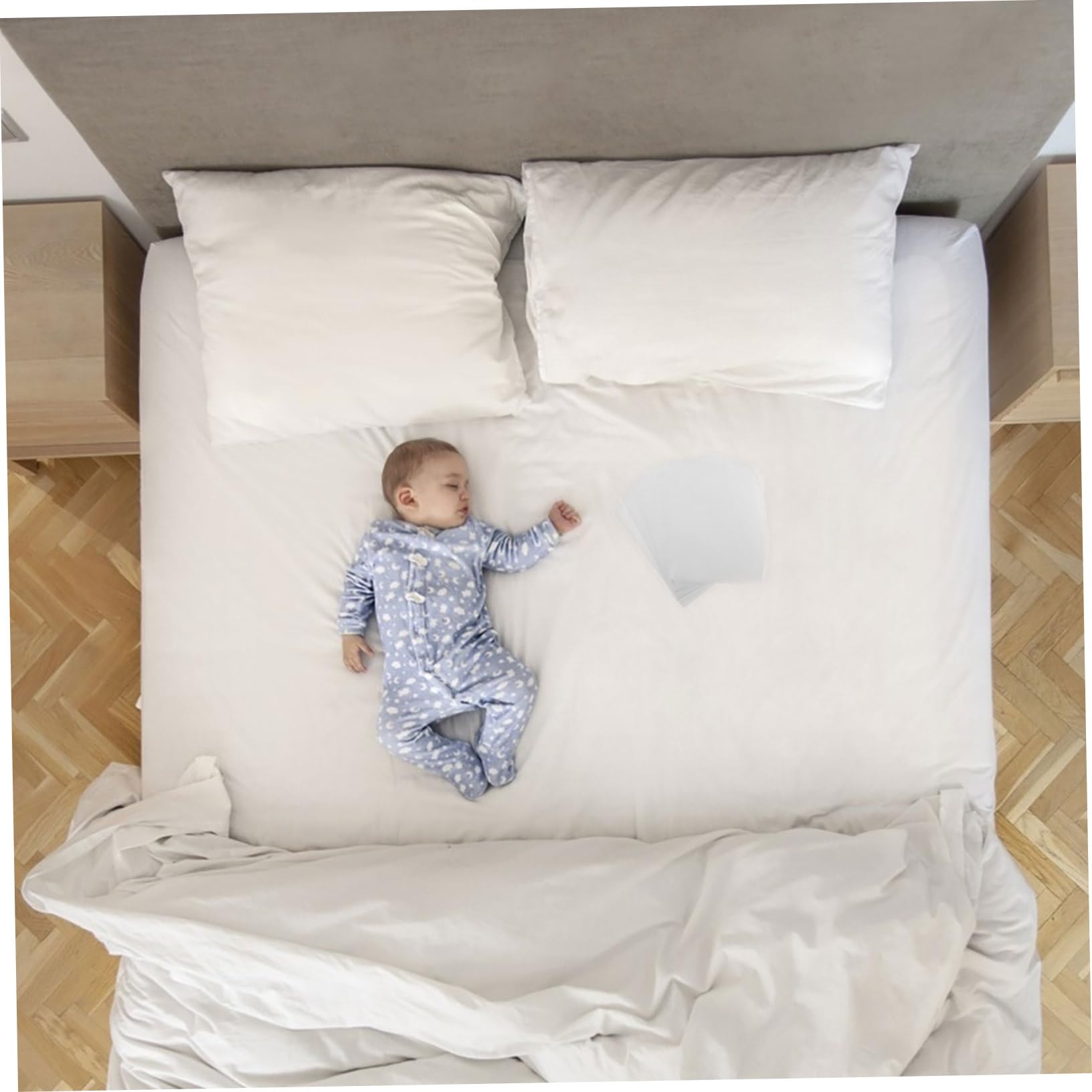 Einwegwindeleinlagen für Babys, 3 Rollen À 200 Blatt, Weiß