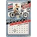 Produktbild Nostalgic-Art 22204 Biker's Corner Best Garage Blue Kalender Blechschild, 20 x 30 cm