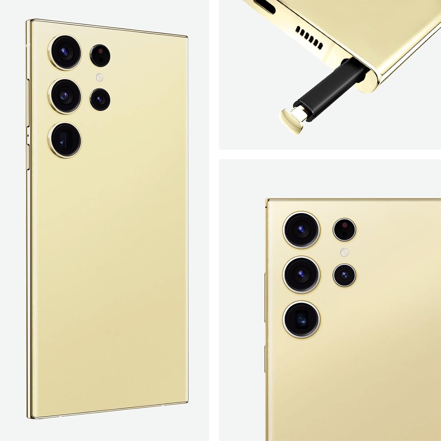 I25 Ultra Unlocked Smartphone 5G Dual SIM Unlocked Cell Phones 8GB+256GB Android 14 Cell Phone 6.82" HD Screen 6800mAh Long Battery Built in Pen.(Gold)